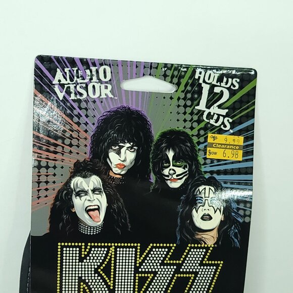 KISS Army Audio Car Visor Holds 12 CD's Bioworld Storage Holder Case 2005 NEW - Picture 2 of 4